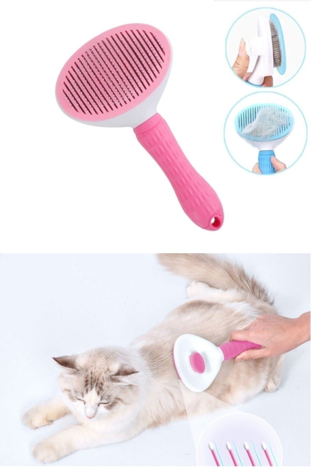 Kedi&Köpek Tuşlu Tarak Büyük Boy 3 Renk