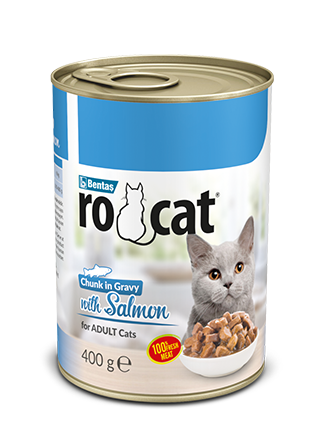 ROCAT KEDİ SOMONLU KONSERVE 400GR