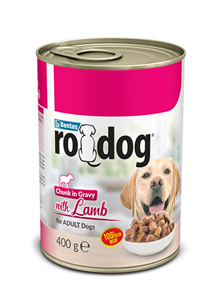 RoDog Kuzu Etli Yetişkin Konserve Yaş Köpek Maması 400GR