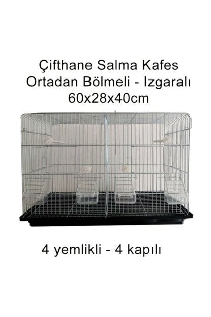 Salma kafes 4 kapılı 4 yemlikli