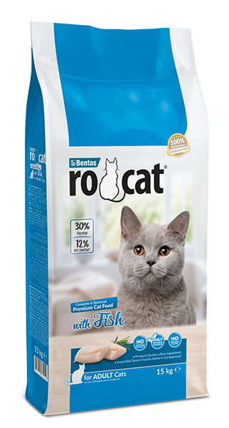 RoCat Balıklı Yetişkin Kedi Maması 15KG